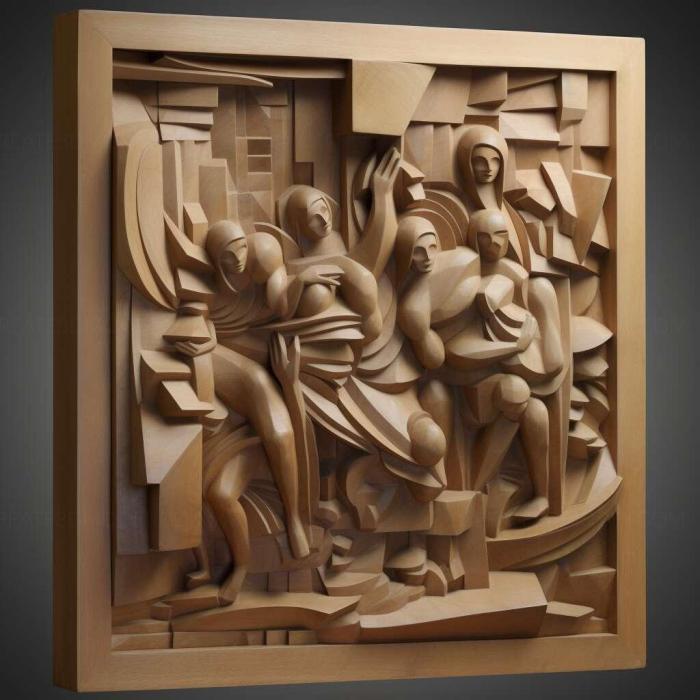 نموذج ثلاثي الأبعاد لآلة CNC 3D Art 